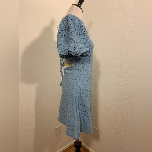 NWOT Free People Apricot Rose Mini Dress - Size Med - MSRP: $138 - Picture 8 of 11